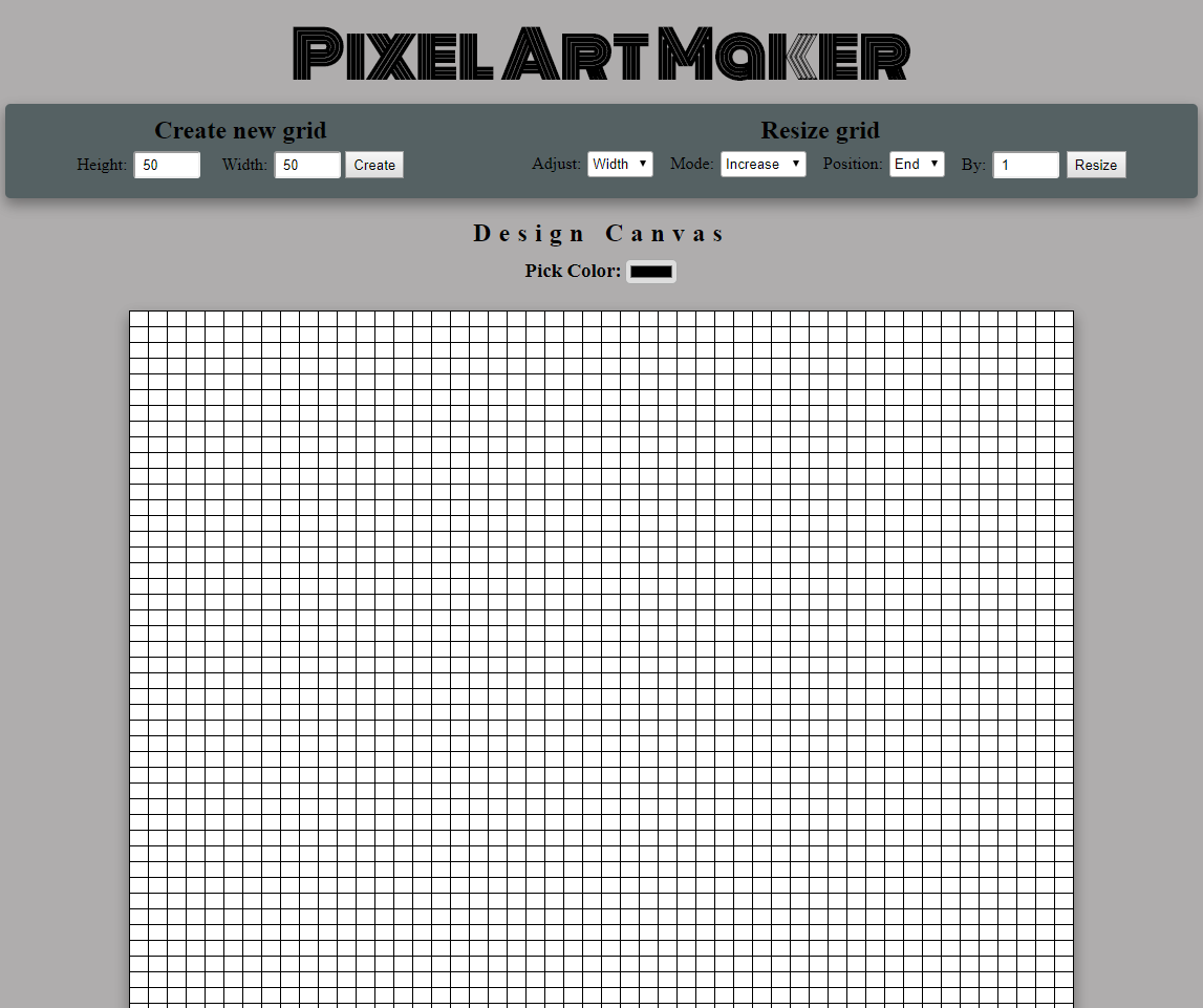 Pixel Art Maker